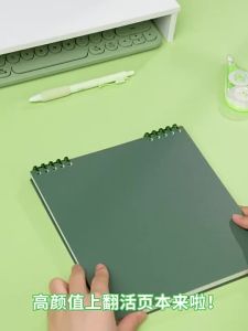 Detachable Loose Leaf Notebook - Ship 24hsquare 120 Pages PP Cover Water Proof Thickening Loose-leaf for School Office Study Journaling and Daily Stationery Organization Easy to Carry