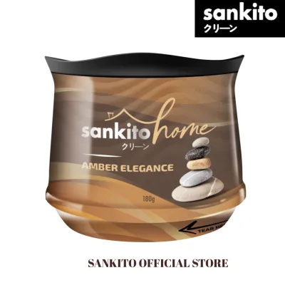 SANKITO HOME AIR FRESHENER GEL AMBER ELEGANCE 180GM