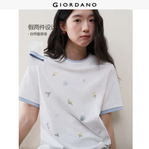 Giordano Women Women T-Shirt - Loose Fit Free Shipping 18326208
