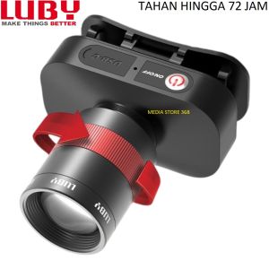 SENTER KEPALA ZOOM 60W LUBY L-2912L PUTAR - TAHAN HINGGA 72JAM - CAHAYA TERANG - JARAK JAUH - TYPE-C