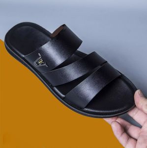 [ SALE 50% ] Dép nam Dép nam quai ngang dép nam hot 2022 Dép da nam đẹp Dép quai hậu thời trang phù hợp với mọi lứa tuổi Đế cao su đúc nguyên khối chống trơn trượt - ABCD SHOP