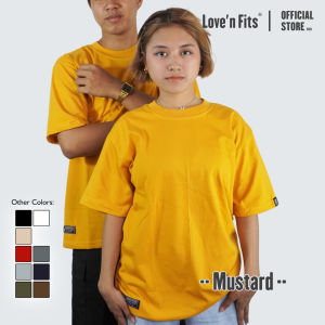Loven Fits Mustard Plain Shirt Oversized Shirt for Men