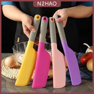 N2HAO Lớn Silicone Thìa Chất Lượng Cao Thìa Chịu Nhiệt Cho Công Cụ Nướng Thìa Bánh Kem Nấu Ăn