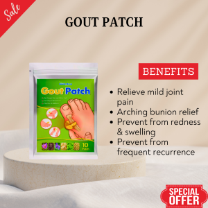Gout treatment relief patch for rayuma foot hand and joint knee pain uric acid medicine and arthritis herbal plaster