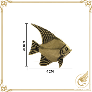 Decor Mini Tượng Đồng Nhỏ Cá Cảnh Trang Trí Thủy Sinh Tượng Cá Nhỏ Trang Trí Bằng Đồng - Đồ Đồng Thuận Tâm