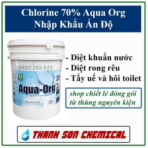1 Kg Chlorine Aqua Org Xử Lý Nước Làm Sạch Hồ Bơi Nhập Khẩu Ấn Độ