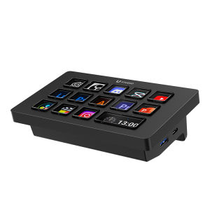 Ulanzi D200H D200 7 in 1 Stream Deck Controler Keyboard with 14 LCD Keys for OBS Live Youtube Content Creation Gaming Office