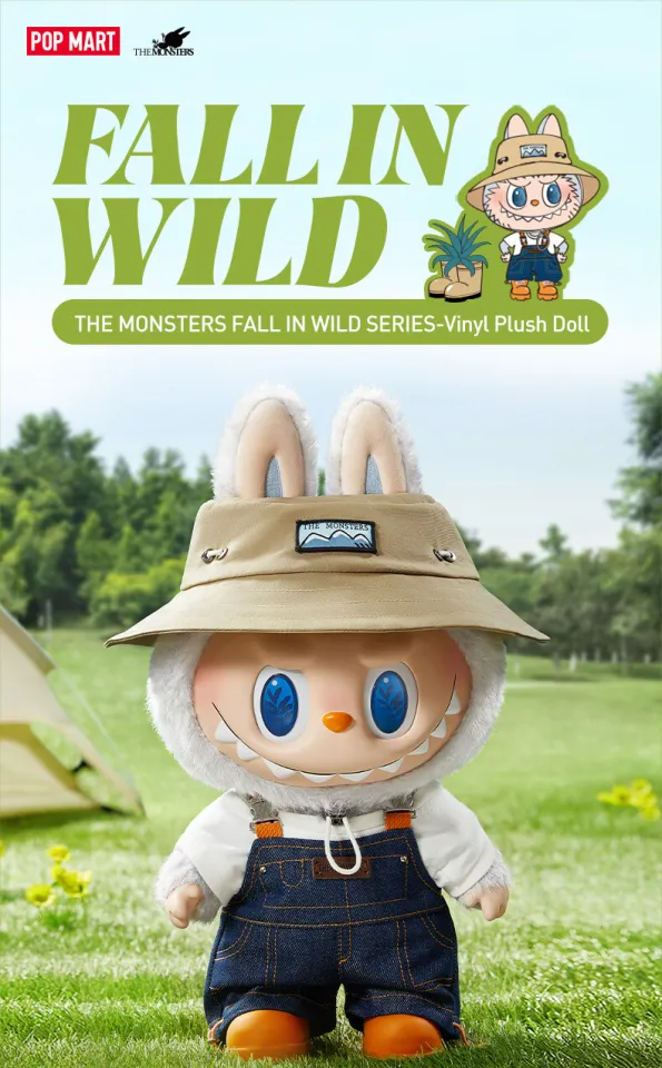 POP MART THE MONSTERS FALL IN WILD SERIES-Vinyl Plush Doll Labubu
