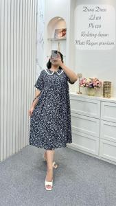 daster rayon twill jumbo ibu muda cantik terbaru