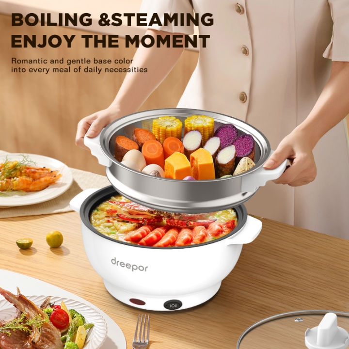 Dreepor%20Multifunctional%20Non-stick%20Rice%20Cooker%20Frying%20pan%20cooking%20Electric%20hot%20pot%20-%20Image%202