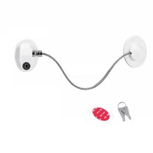 Refrigerator Door Lock Child Safety Strong Adhesive Window Drawer Cupboard Lock With Key Baby Safety Protection