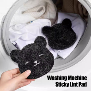 Laundry Sticky Lint Pad Washing Machine Pet Fur Catcher Clothes Hair Clean Dirty Fibers Collector