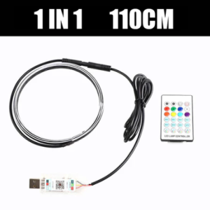 Đèn led viền taplo dải Acrylic usb 64 màu RGB nhiều chế độ