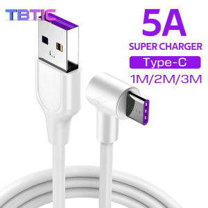 Cáp Sạc Nhanh TYPE-C 1/2/3M 5A Cho Điện Thoại Huawei P30 P20 Mate 20 Pro Supercharge QC3.0 USBC Cabo