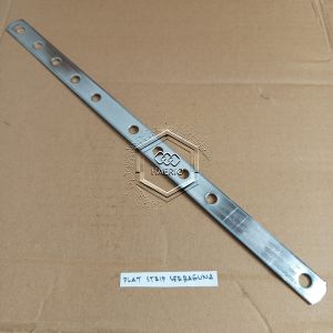 PLAT STRIP BOLONG BREKET 40 CM BRACKET LUBANG BRAKET LOBANG PANJANG 40CM BESI TEBAL 2MM LEBAR 21CM SILVER CHROME FLAT SERBAGUNA