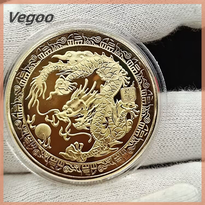 Vegoo Christmas Gift 2024 Zodiac Year Of The Dragon Commemorative Coin