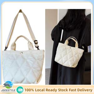 Jocestyle Ladies Casual Tote Handbag Large Capacity Simple Satchel Bag Single Shoulder Bag