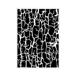 Textured Stamping Template for Art Projects Reusable Plastic Embossing Plate Crafting Accessory