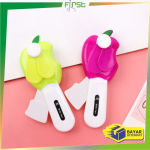 FH-C1313 Kipas Angin Anak Mini Fan Manual Genggam Karakter Buah Lucu Portabel / Mainan Kipas Angin
