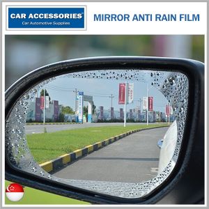[SG SHIP IN 24 HOURS] Car Side View Mirror Water Proof Anti-Rain Film * Clear Vision During Raining Day (2 Pieces)