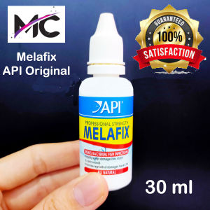 Obat Ikan Cupang Melafix Original 100 ml USa Obat Ikan Hias Antibiotik Super Ampuh Mengatasi Penyakit Jamur Luka Parasit Whitespot Sisik Terluka