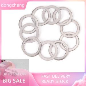 dongcheng 10pcs xe đạp đạp đạp Spacer Crank xe đạp xe đạp thép không gỉ Vòng máy giặt