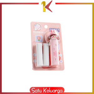 SK-A78 Penghapus Pensil Mekanik Free 2PCS Refill Penghapus Karakter Kartun 3D Perlengkapan Sekolah
