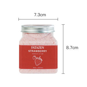 Ice Cream Strawberry Body Scrub Cream Moisturizing Daily Exfoliating Whitening Cream Smooths and Softens Skin Deep Cleaning Remove Acne Blackhead