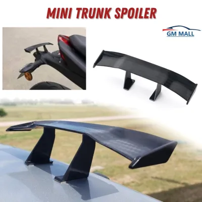MINI REAR SPOILER Trunk Lip Wing Tail Carbon Fiber Bodykit Sayap Comel Belakang Kereta Berkualiti