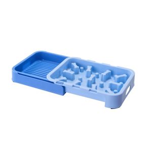 MING1996 Plastic Retractable Pet Slow Feeder Anti-Gulping Anti-Choking 2-in-1 Dog Slow Feeder Practical Non-Slip Cat Licking Bowl for Dogs Cats