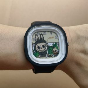 JAM TANGAN LABUBU/jam tangan wanita terbaru model labubu/jam tangan monster labubu/jam tangan viral fashion terbaru