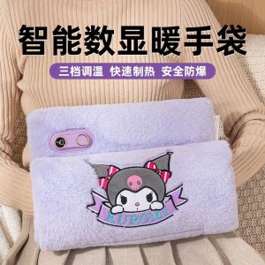 Christmas Gift Halloween Sanrio Girl Usb Charge Heating Anhydrous Multi-Function Warm Handbag Kawaii Hello Kitty Comic To Work In An Office Fold Warm Pad