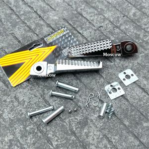 Step Chrome Moscow G4803 Pijakan Kaki Belakang Motor CHROM Vario Beat Scoopy Supra Dll Footstep Step Vietnam Pijakan Kaki Motor Foot Step Belakang Motor Universal MIO BLADE JUPITER RXK VEGA BUSTEP INJAKAN KAKI BELAKANG MOTOR MATIC CROME SEPASANG KIRI KANA