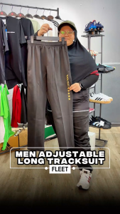 Fleet Men Adjustable Long Tracksuit Pant Seluar Lelaki (FLEET-L/PANT-501BK) Sport Planet 35-14