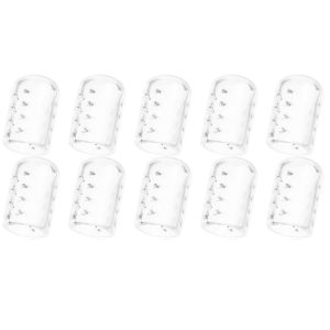 20Pcs Silicone Gel Little Toe Protector Tube Corns Blister Corrector Bunion Protector Anti-wear and Breathable Soothing Toe Protection Gel Cover Shoes Accessory