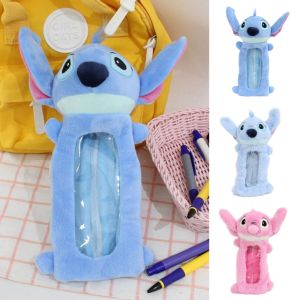 CMIEWN5 จุได้มาก กระเป๋าดินสอการ์ตูน คาวาอิ โปร่งใสโปร่งใส ถุงเก็บปากกา น่ารักน่ารักๆ ที่จัดระเบียบเครื่องเขียน กล่องใส่ดินสอ สาวๆ