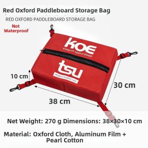 LUMIYA Multistyles Paddle Board Insulation Storage Bag Waterproof Oxford Mesh Deck Bag  Portable Paddle Board Storage Bag for Inflatable SUP Seat Kayak