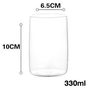 แก้วน้ำ แก้วใสเครื่องดื่ม แก้วกาแฟ แก้ว ขนาดใหญ่ สำหรับเป็นถ้วยของหวาน ชา อาหารเช้า แก้วกาแฟสไตล์นอร์ดิก เครื่องใช้ในครัว แก้วใส แก้วทรงกระบอก แก้วปากกว้าง แก้วใส่อาหารเช้า แก้วใส่ไอศครีม แก้วใส่กรีดโยเกิร์ต