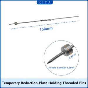 KITA-Orthopedic  Instrument Threaded Pins for Temporary Reduction-Plate Holding 1.2mm 1.5mm Orthopedic Instrument