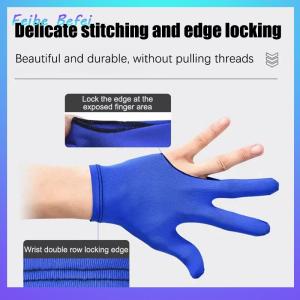 [Feibe Befei] Three Fingers Full-Finger Snooker Pool Cue Billiard Glove For Left Hand Lycra Billiards Gloves