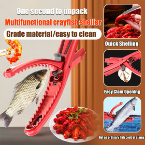 💕Shrimp Peeling Tool💕Multifunctional Crayfish Sheller 304 Stainless Steel Crayfish Sheller Fast and Labor-Saving Shrimp Peeler Household Mantis Shrimp Shell Opener