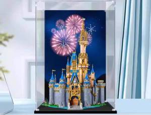 [READY-STOCK] Display Case Box 43222 Disney Castle (Only display case box No blocks Model)