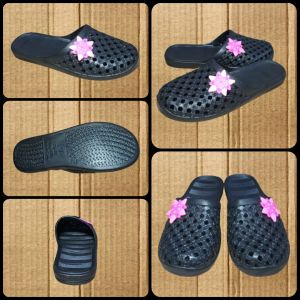 รองเท้ายางเปิดส้นผู้หญิง สีเข้ม สีหวาน