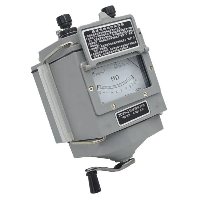 Osmond Isolationswiderstandsprüfer ZC25-4 – 1000V, 0-1000MΩ, Handkurbel, Für Elektriker & Industrie, Kunststoffgehäuse