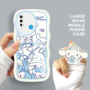 (With Free Holder) Phone Case Casing For Huawei P20 P20 Pro P30 P30 Pro P30 Lite HUAWEI P Smart Plus Case Fashion Soft Wavy Phone Case My Melody Kuromi Cinnamoroll Cartoon Shockproof Cellphone Casing