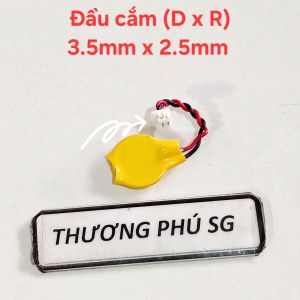 Pin Cmos 1220 CR1220 3V Pin 3V 1220 / Pin đầu cắm (D x R): 3.5mm x 2.5mm