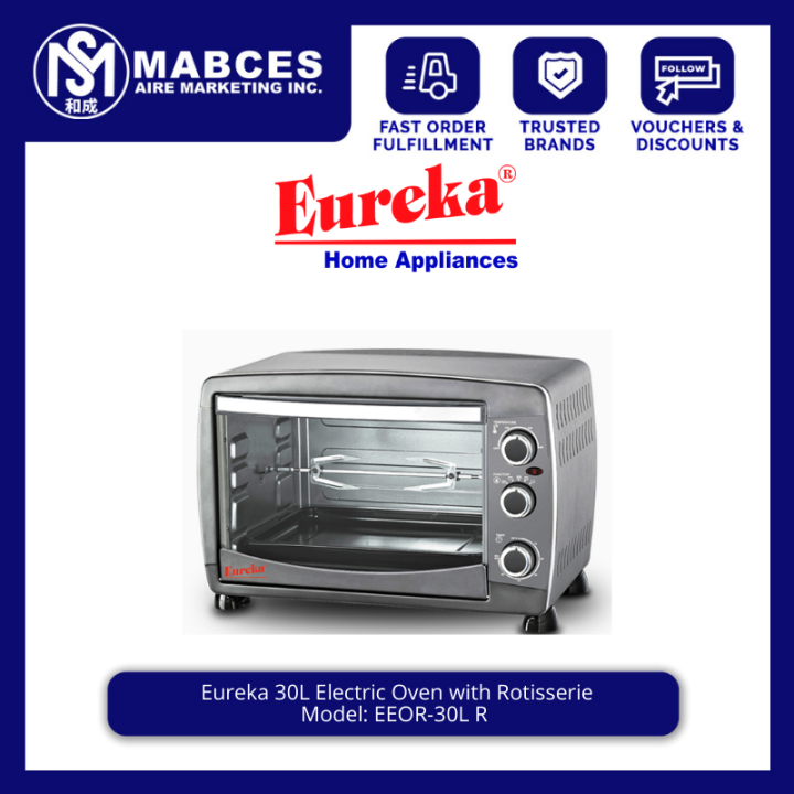 Eureka 30L Electric Oven with Rotisserie EEOR30L R Lazada PH