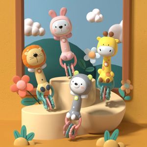 Đồ Chơi Xúc Xắc Cầm Tay Gặm Nướu Phát Nhạc Đèn Ngủ