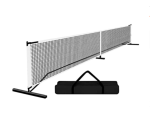 Portable 22 FT Pickleball Net Set with Carrying Bag Steel Frame Weather-Proof Pickleball Game