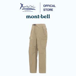 Montbell Mens Washed Out Core Spun Convertible Pants  2105301